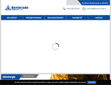 Tablet Screenshot of kovintrade.cz